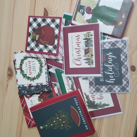 Handmade 'Twas The Night Before Christmas Cards Stationery Set - Picture 2 of 15